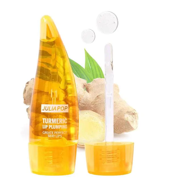 Turmeric Mint Lip Plumping Glaze for Moisturized Lips