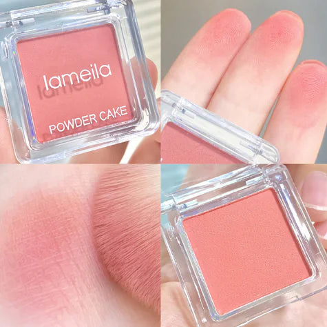 Glowing Smooth Cheek Blush Palette with Brush