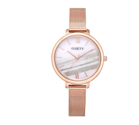Gaiety Luxury Women's Watch and Bracelet Set