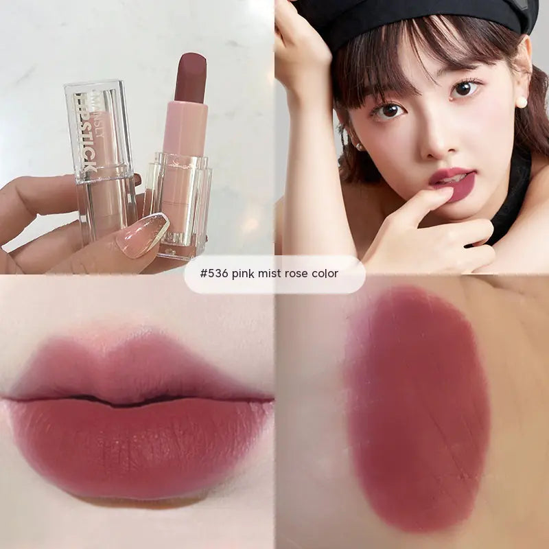 Velvet Matte Lipstick - No Stain, Long-Lasting Formula